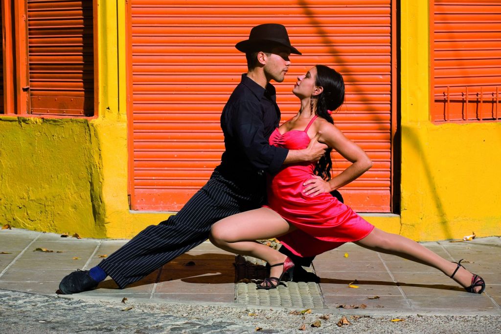 Tango Dancers in La Boca