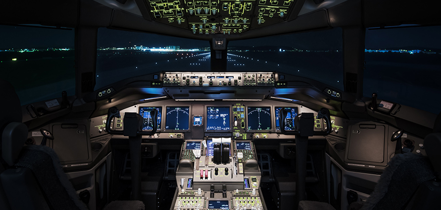 Flugsimulator Boeing 777