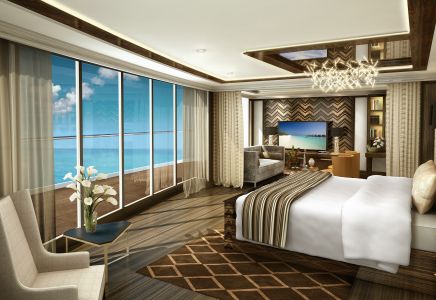 Seven Seas Explorer Regent Suite Master Bedroom