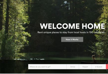 airbnb website