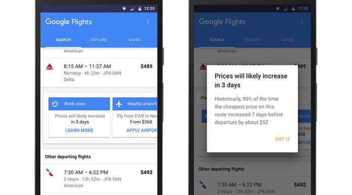 google flights tracker