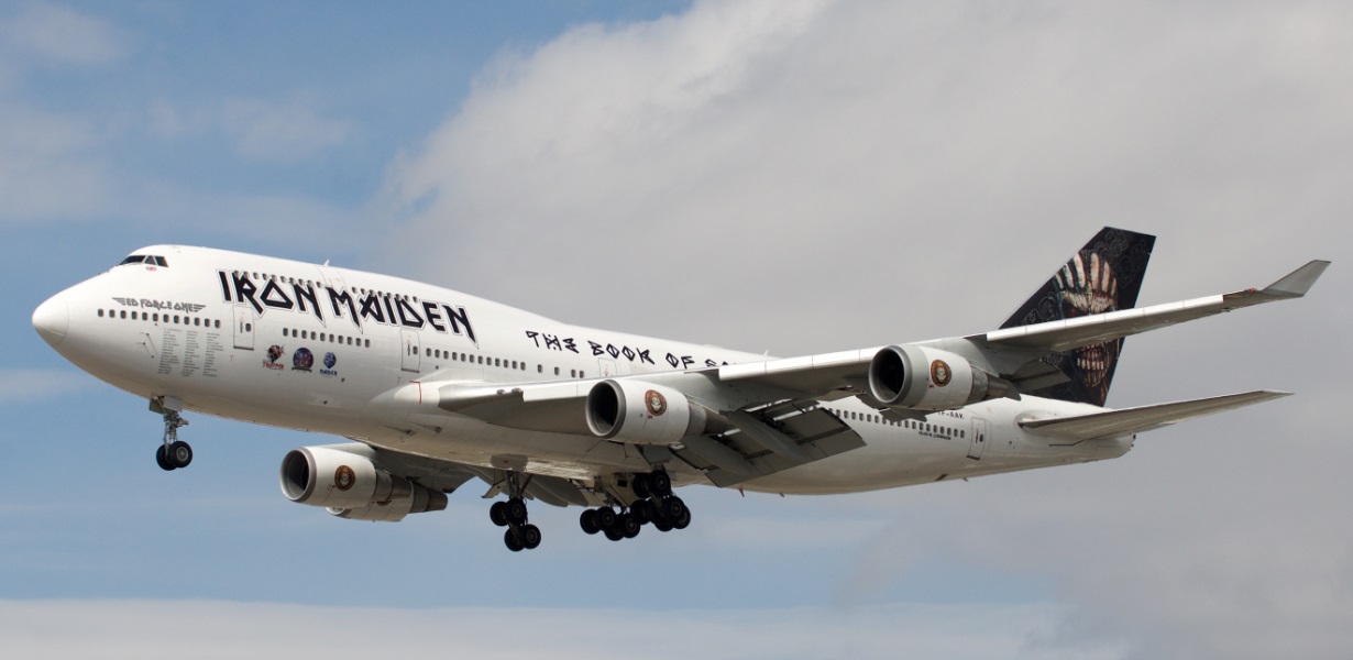 Boeing 747 du groupe Iron Maiden