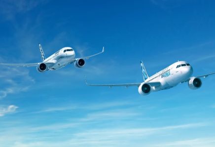 Bombardier CS100 et Airbus A320neo