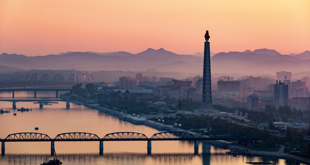 Juche Turm, Pjöngjang, Nordkorea