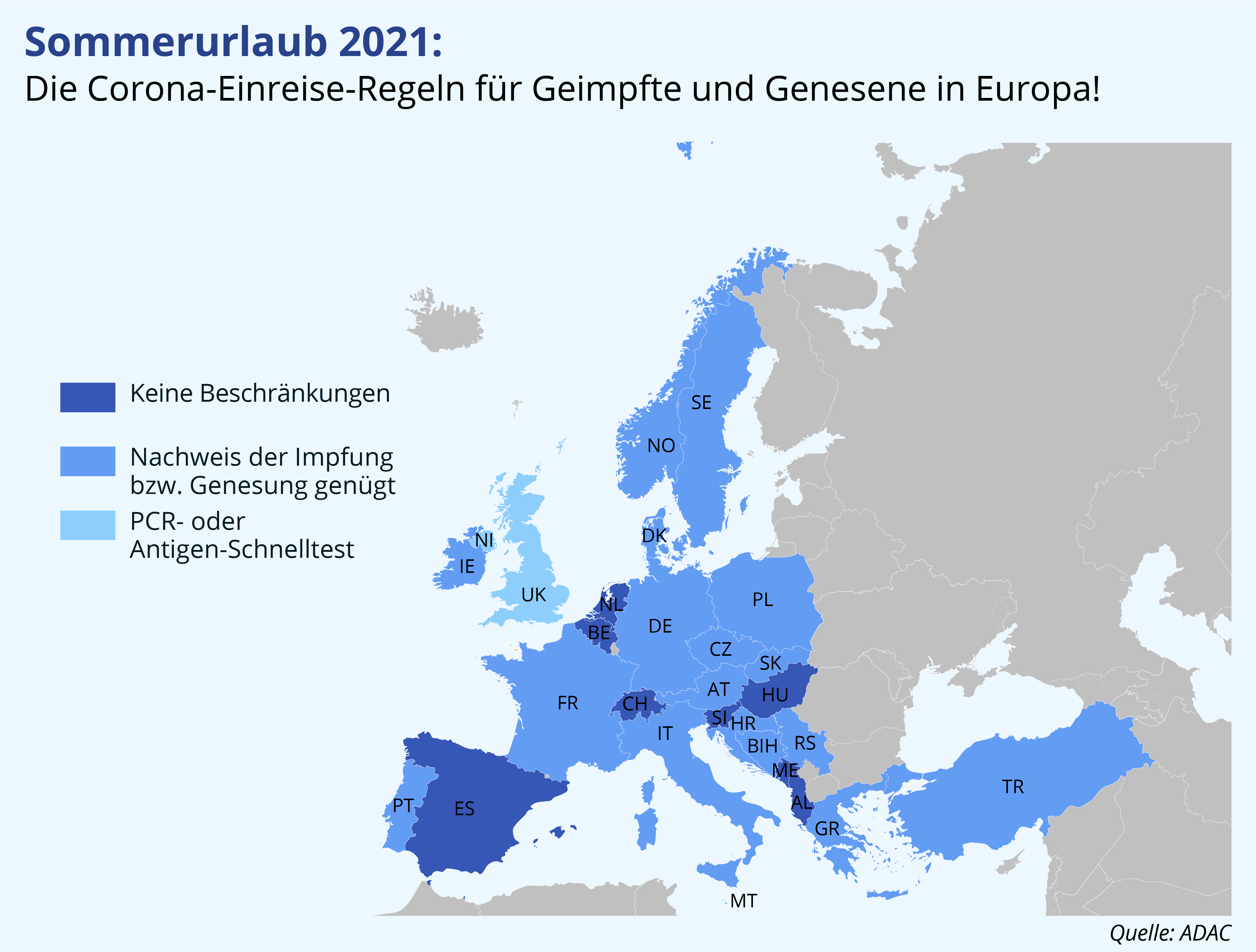 Ferien In Europa Das Gilt Bei Der Einreise Im August Travel Inside