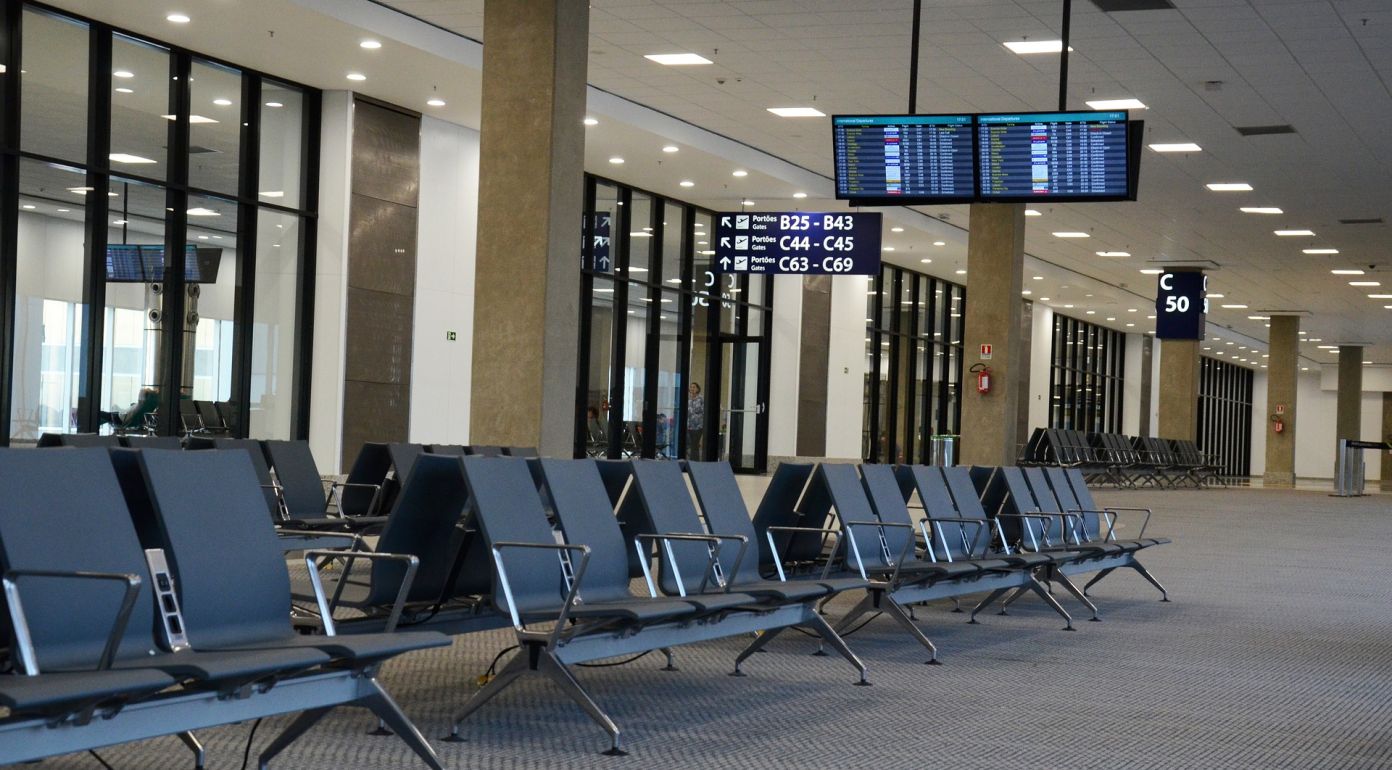 Flughafen Airport Leere Sitze Wartebereich