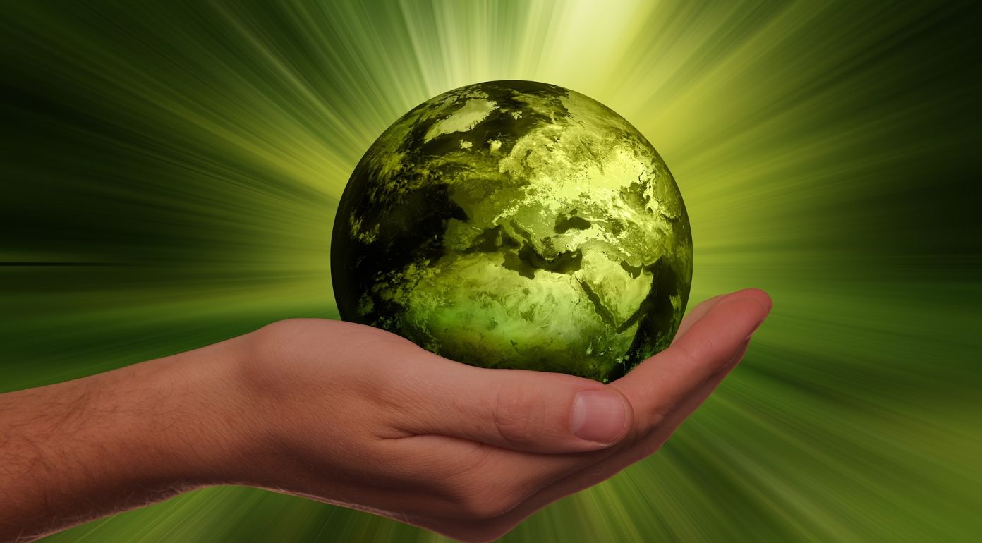 Nachhaltigkeit, Globus, Grün