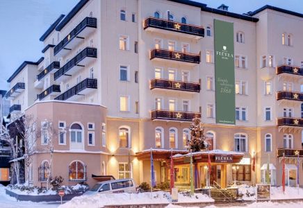 Hotel Fluela Davos - extérieur hiver