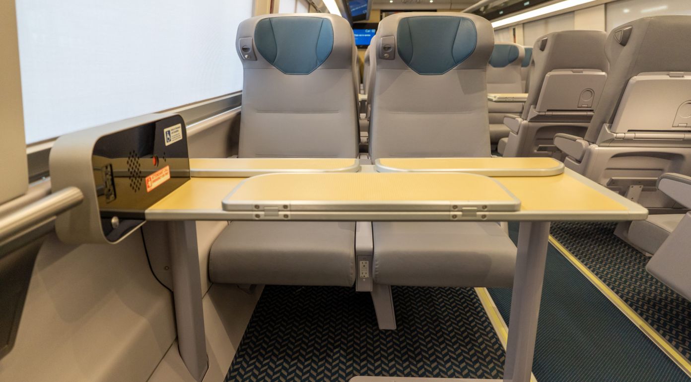 Amtrak, Bahn, Zug, Acela, Business Class, Seat