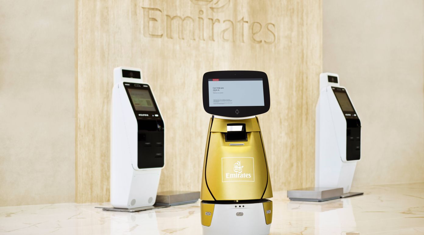 Check-in, Roboter, Emirates