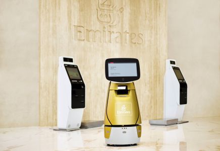 Check-in, Roboter, Emirates