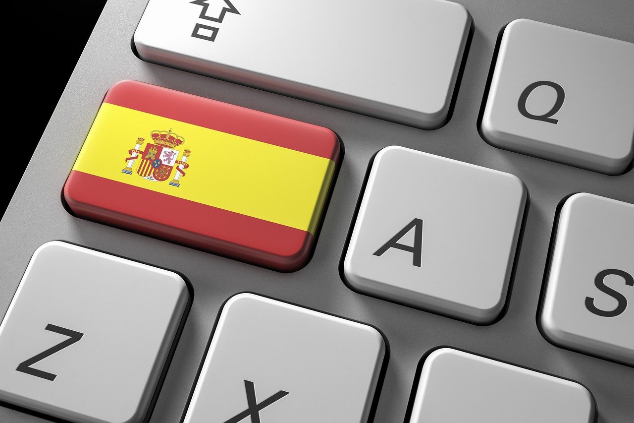Spanien, Tastatur, PC, Computer, Symbolbild