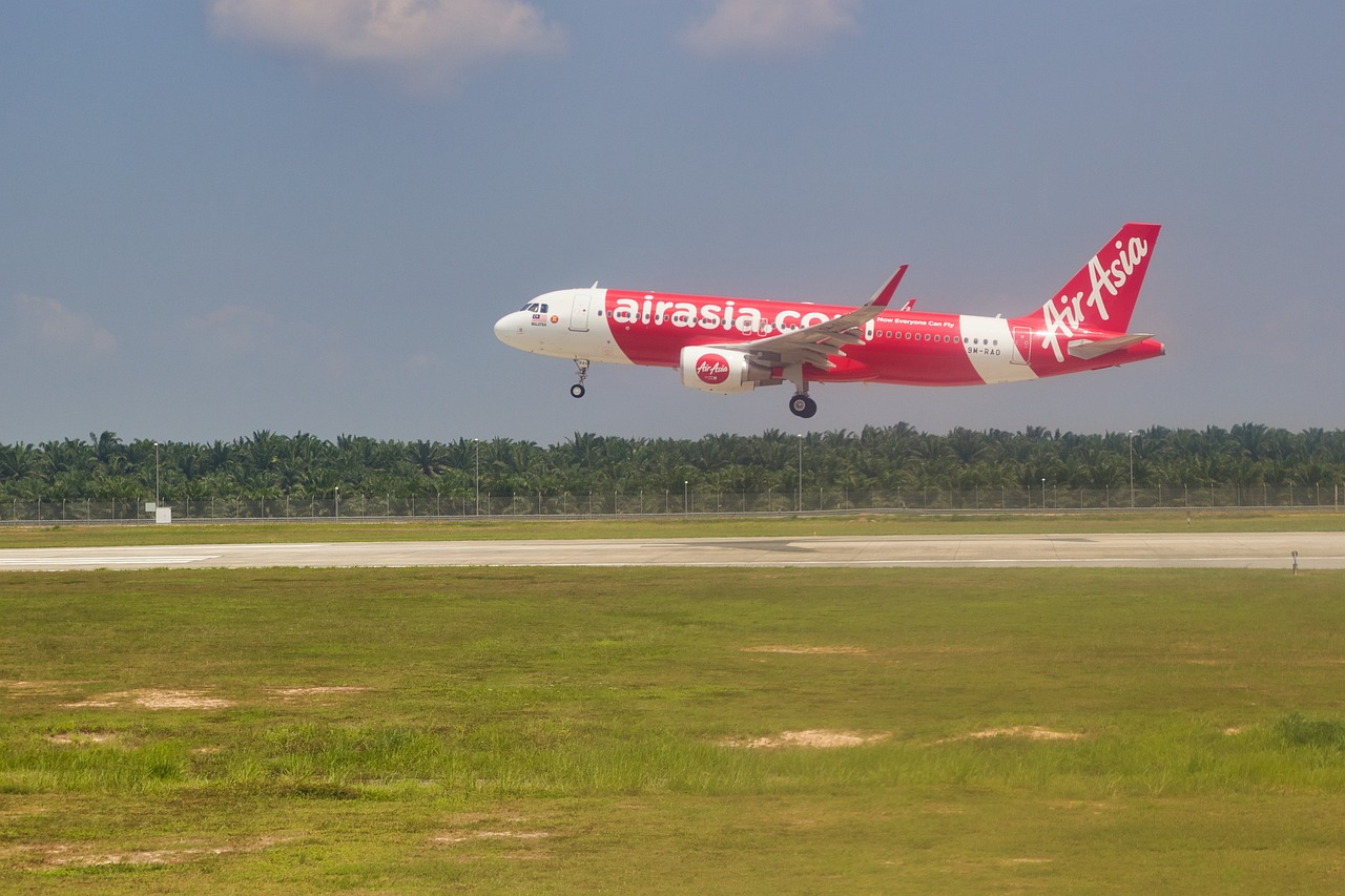 Air Asia, Flugzeug, Asien